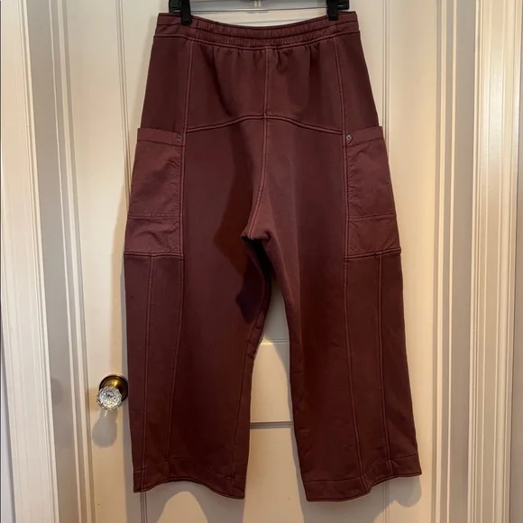 NWT We the Free Jet Set Knit Pull On Pants in Plum color - Picture 4 of 15